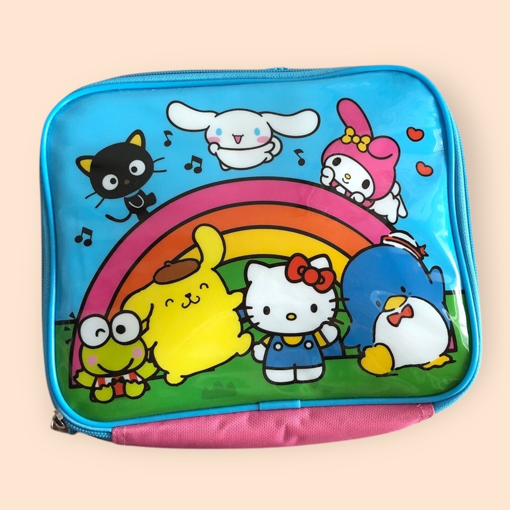 Hello Kitty And Friends by Sanrio Rainbow Soft Lunchbox NEW Cartoon Characters